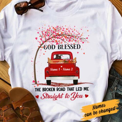 couple-husband-wife-red-truck-t