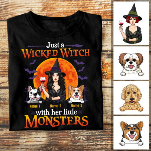 halloween-witch-dog-mom-t