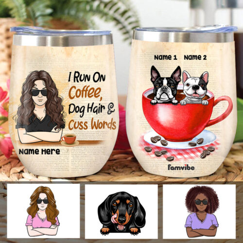 dog-woman-coffee-wine-tumbler