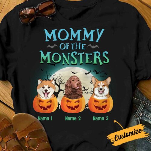 dog-mom-monsters-halloween-t