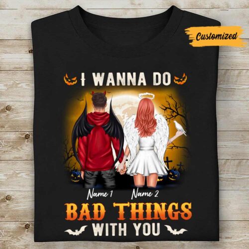 with-you-halloween-couple-t