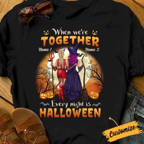 when-were-together-friends-halloween-t