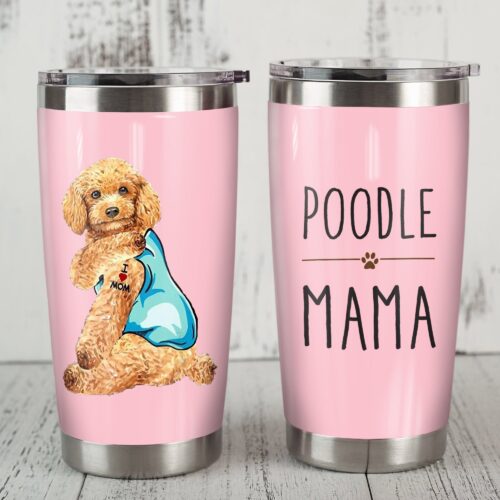 poodle-dog-steel-tumbler