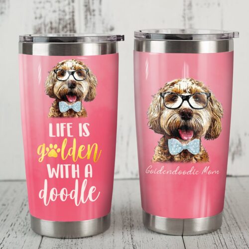 goldendoodle-dog-steel-tumbler