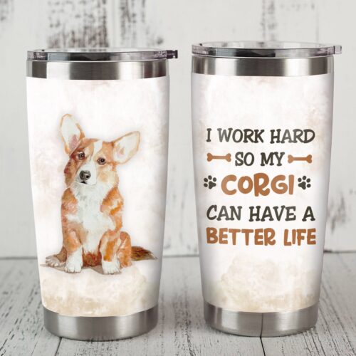 corgi-dog-steel-tumbler