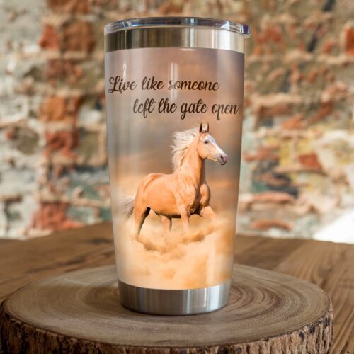 horse-steel-tumbler