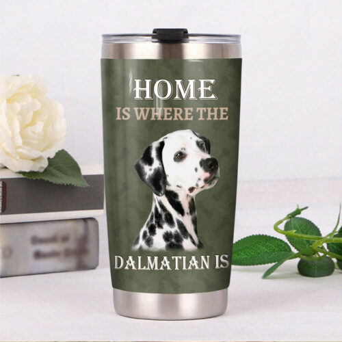 dalmation-dog-steel-tumbler