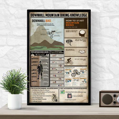 unframed-poster-wall-art-downhill-mountain-biking-knowledge