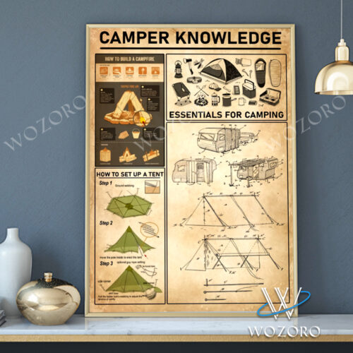 unframed-poster-wall-art-home-decor-camping-retro-vintage-camper-knowledge-2