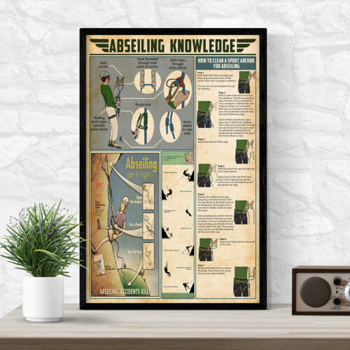 unframed-poster-abseiling-knowledge