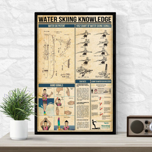 unframed-poster-water-skiing-knowledge