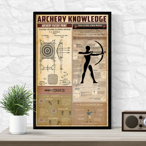 unframed-poster-archery-knowledge