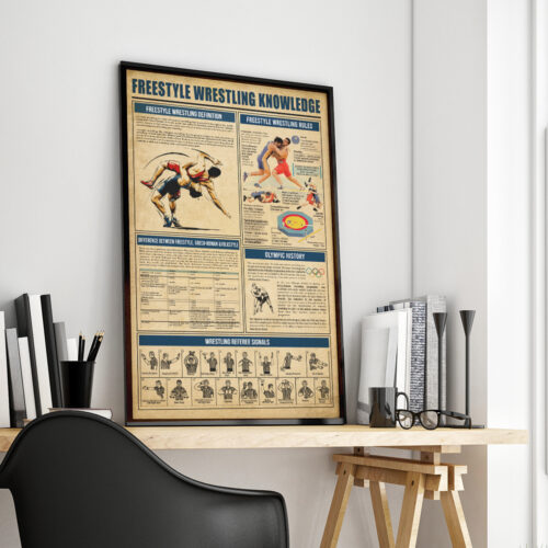 unframed-poster-wall-art-freestyle-wrestling-knowledge