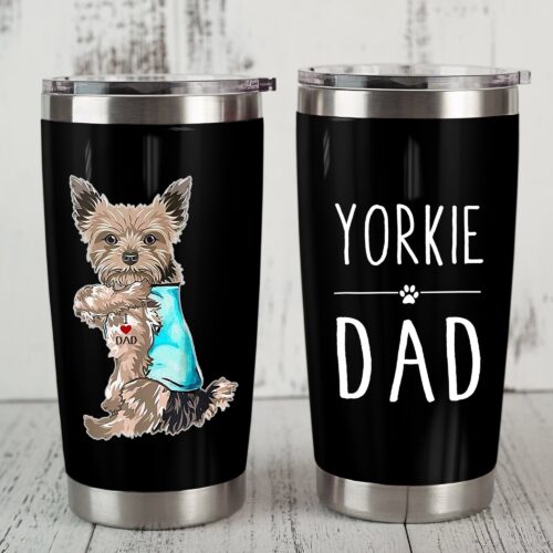 yorkshire-terrier-dog-steel-tumbler-19