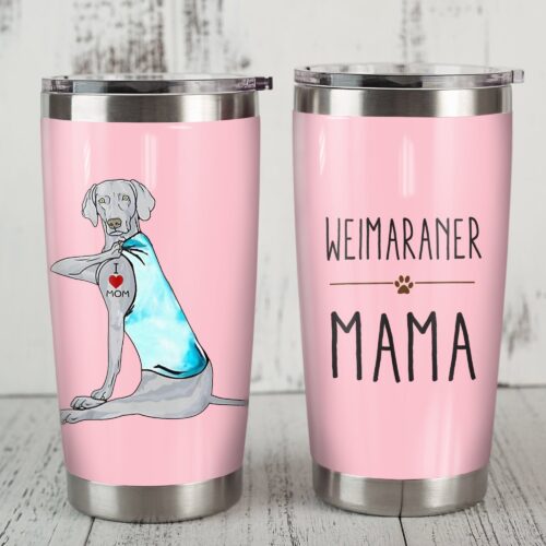 weimaraner-dog-steel-tumbler