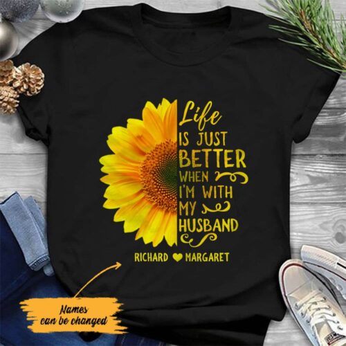 husband-and-wife-sunflower-t