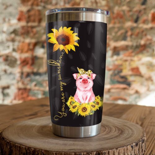 pig-sunflower-steel-tumbler