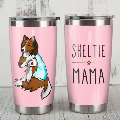 shetland-sheepdog-steel-tumbler