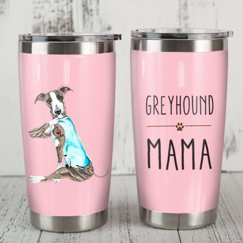 greyhound-dog-steel-tumbler