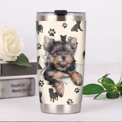 yorkshire-terrier-dog-steel-tumbler-13