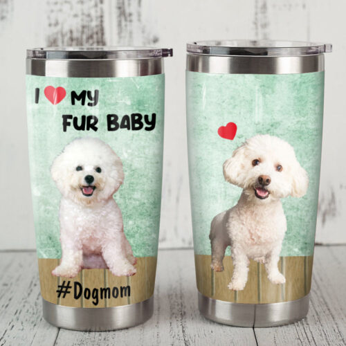 bichon-frise-dog-steel-tumbler