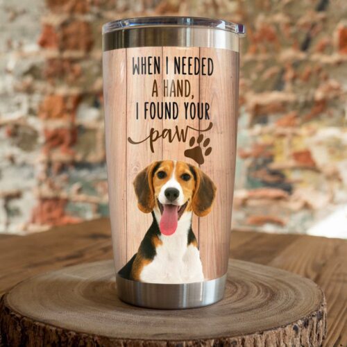 beagle-dog-steel-tumbler