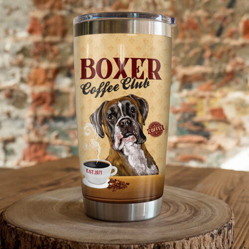 boxer-dog-coffee-club-steel-tumbler