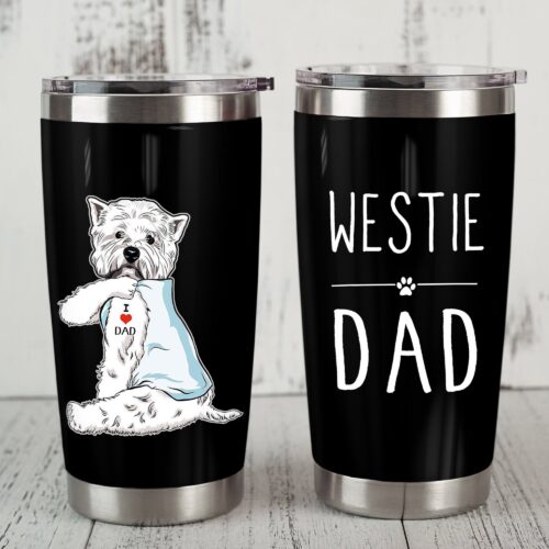 westie-dog-steel-tumbler