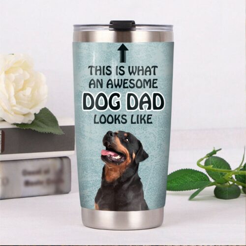 rottweiler-dog-steel-tumbler-18