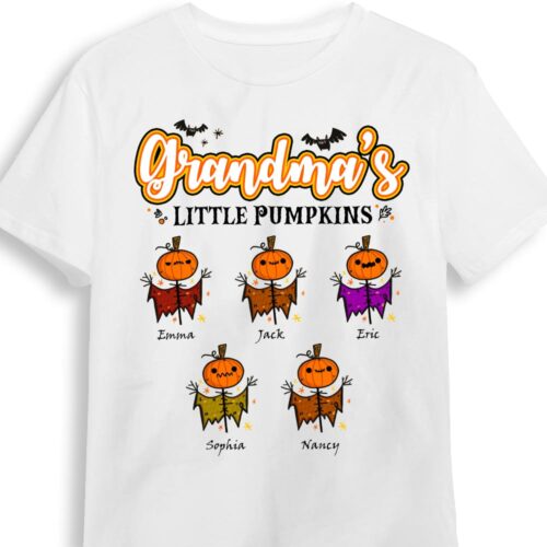 fall-halloween-grandma-little-pumpkin-t