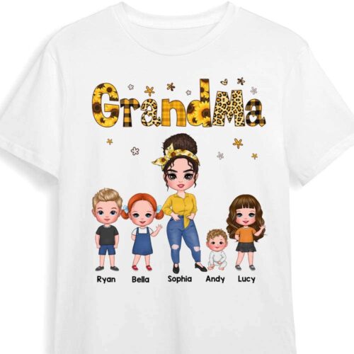 gift-grandma-and-grandchildren-yellow-pattern