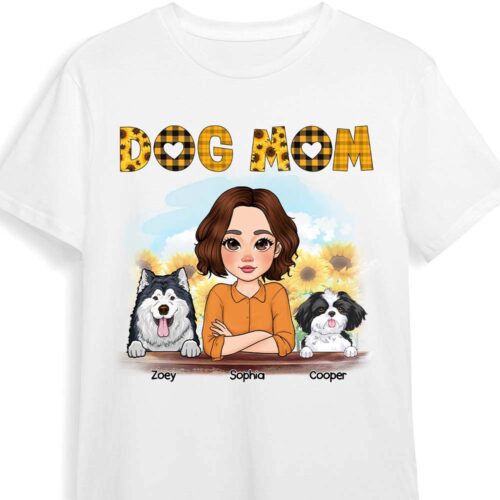 dog-mom-yellow-pattern