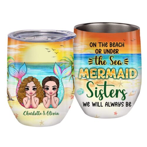 mermaid-sister-friend-wine-tumbler