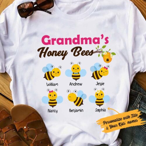 grandma-honey-bees-white-t