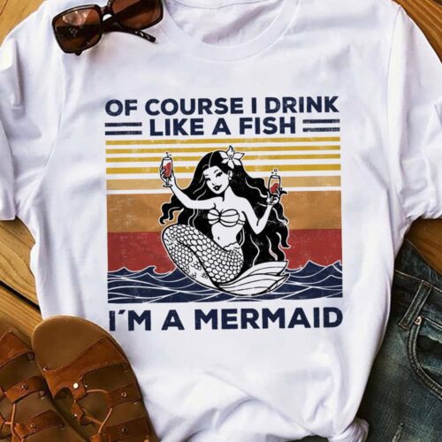 beach-mermaid-white-t