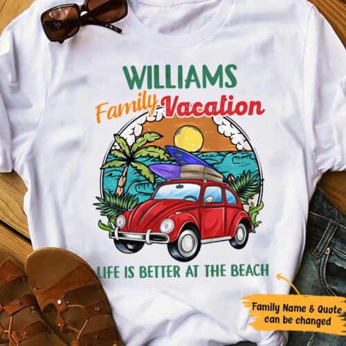 family-beach-vacation-white-t