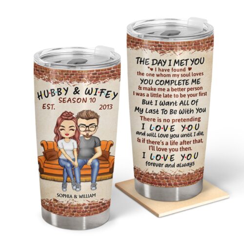 hubby-and-wifey-seasons-birthday-anniversary-gift-for-spouse-lover-husband-wife-boyfriend-girlfriend-couple-personalized-custom-tumbler