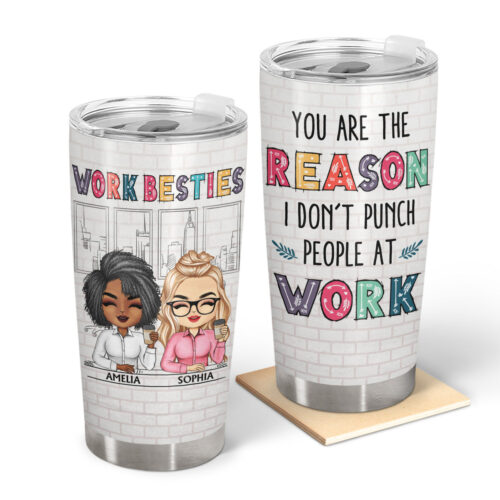 you-are-the-reason-i-dont-punch-people-at-work-colorful-funny-anniversary-birthday-gifts-for-colleagues-coworker-besties-personalized-tumbler