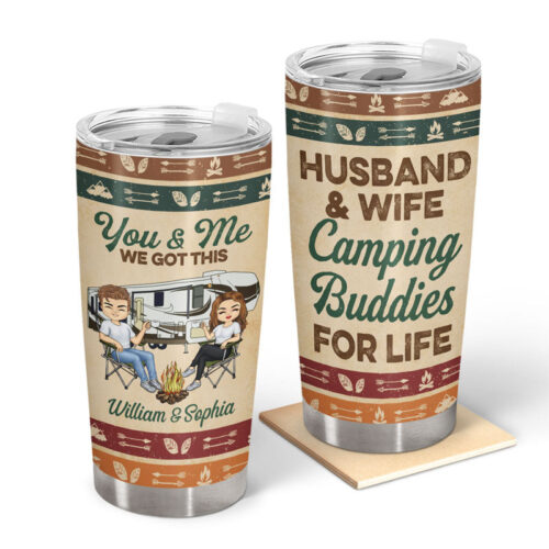 husband-and-wife-camping-buddies-for-life-vintage-couple-gift-personalized-custom-tumbler