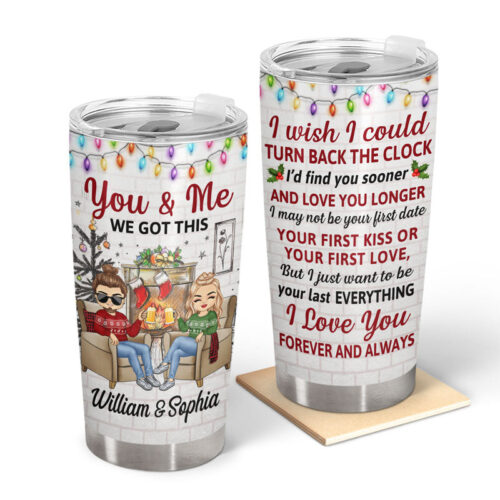 i-wish-i-could-turn-back-the-clock-chibi-christmas-gift-for-couples-personalized-custom-tumbler