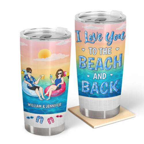 beach-couple-love-you-to-the-beach-and-back-gift-for-couple-personalized-custom-tumbler