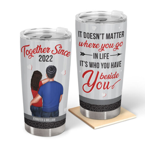 it-doesnt-matter-where-you-go-in-life-husband-wife-gift-for-couples-personalized-custom-tumbler-2