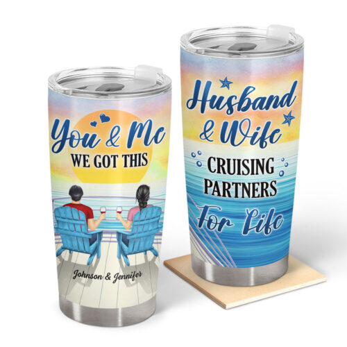 husband-wife-cruising-partners-for-life-gift-for-traveling-lovers-personalized-custom-tumbler-2