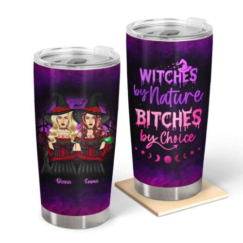 witch-witches-by-nature-personalized-custom-tumbler