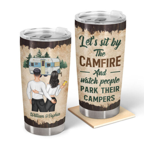 camping-couple-lets-sit-by-the-campfire-personalized-custom-tumbler