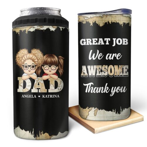 vintage-map-great-job-were-awesome-thank-you-birthday-loving-gift-for-dad-daddy-father-papa-grandfather-personalized-custom-4-in-1-can-cooler-tumbler