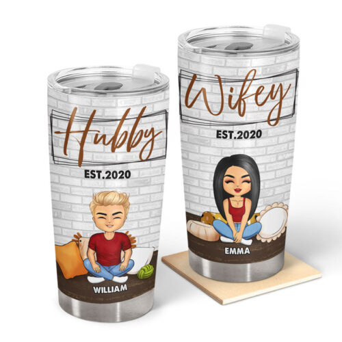 chibi-couple-hubby-wifey-personalized-custom-tumbler