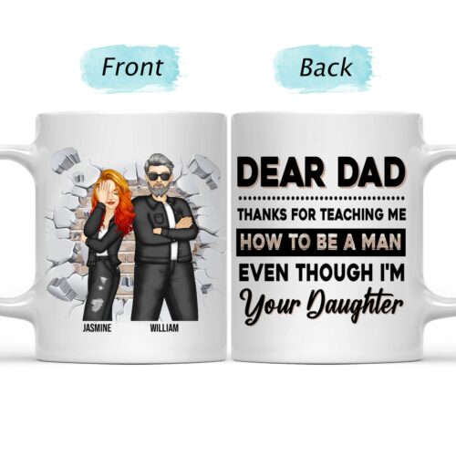 dad-and-daughter-how-to-be-a-man-gift-for-father-personalized-custom-mug