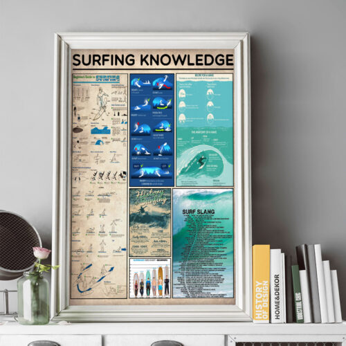 unframed-poster-wall-art-surfing-knowledge