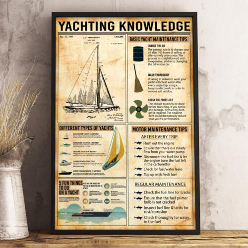 unframed-poster-art-wall-yachting-knowledge